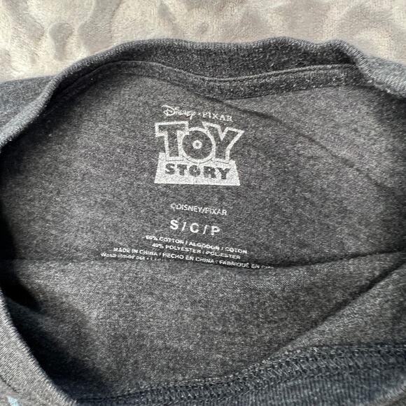 Disney Pixar Toy Story Washed Gray Tee Small - Picture 3 of 6